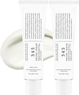 345 Soothing Cream, Daily Facial Moisturizer, Antioxidant Blemish Removal With Niacinamide Repair For Improved Nourished Skin (2)