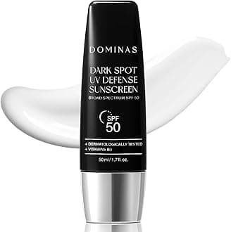 DOMINAS Korean Sunscreen Dark Spot 50ml No White Box Non Greasy SPF 50 Moisturizing UV Protection Lightweight Sun Protection for