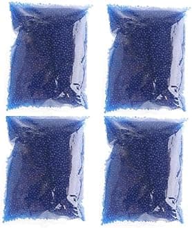 Water-Beads-Gel-Ball-Blaster-Beads-Ammo-Bullets-for-Kids-Boys-Age-5-Years-above - [Vortex Blue ] (4 Pack)