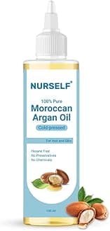 Argan Oil for Hair, Face Glow, Skin and Hair Growth, Pure Cold Pressed, Oil of Morocco, Natural Moroccan Argan Oil for Face Glow, Frizzy Hair & Body, 100 ml