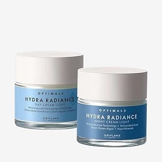 Optimals Hydra Radiance Hydrating Day Cream Normal/Combination Skin 50ml-32462 & Optimals Hydra Radiance Nourishing Night Cream for Normal/Combination skin 50ml-32463 (Set)
