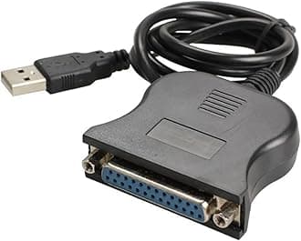 USB to 25 Pinhole Parallel Cable DB25 Interface IEEE 1284 Printer USB2.0 Cable 25 Hole Adapter Cable Easy Install Easy to Use