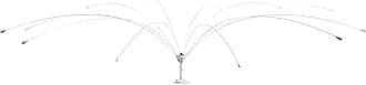 Bird B Gone MMBS600SPN 6 ft Spinning Spider Bird Deterrent - Steel (6-Piece)