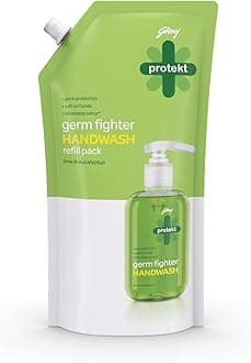 Germ Fighter Handwash Refill Pack | Lime & Eucalyptus | Germ Protection & Soft on Hands - 725ml