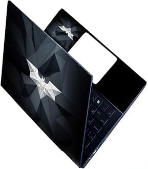 Full Laptop Skin Stickers Bubble-Free HD Quality Sticker for Laptops Upto 15.6" (Dustproof|Waterproof|Scratchproof|Reusable) - Batman WT RON3