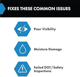 TRQ 2 Piece Headlight Assembly Set Performance Halogen LED C Light Bar Black Bezel Driver & Passenger Side Compatible with Toyota Tundra 2000-2004 TO2502129 TO2503129 TO2530135 TO2531135