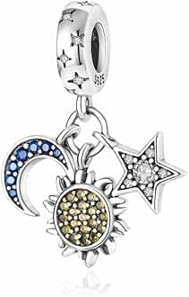 VALGACLS Mom Wife Daughter Love Heart Wedding Rings Charms 925 Sterling Silver Charms for Bracelets Necklace Valentine's Day Mother's Day Jewelry Gift for Womens Girls