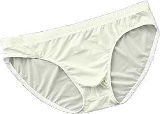 Briefs for Men Low Rise Stretch Seamless Breathable Underpants Athletic Solid Brief Soft Comfortable Fit Underwear