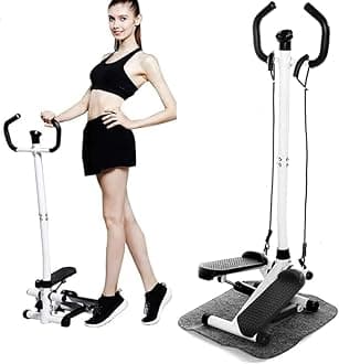 Home Cycling Machine, Pelvic Floor Muscle Trainer, for Body Shaping, Leg Exercise, Workout Mini Silent Stepper Machine - Indoor Fitness Exercise, Multifunctional Climbing Stair Stepper