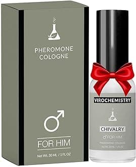 Pheromones to Attract Women for Men (Chivalry) - Exclusive, Ultra Strength Organic Fragrance Body Cologne Spray - 1 Fl Oz (Human Grade Pheromones to Attract Women)