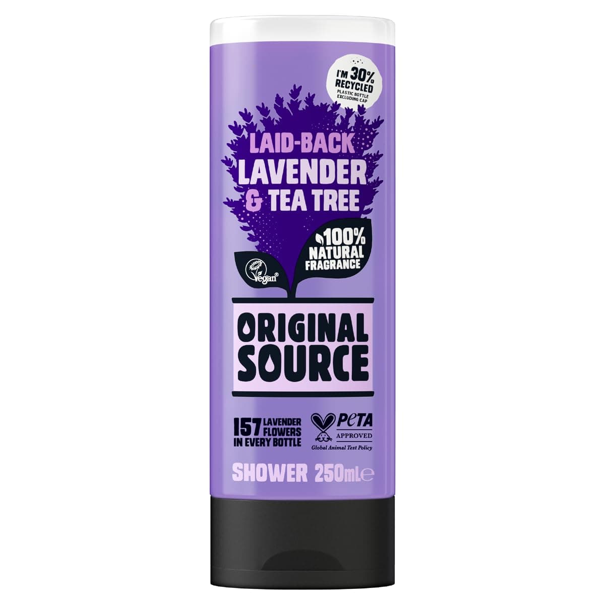 ORIGINAL SOURCE Lavender Shower Gel, 2 x 250 ml