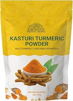 Kasthuri Manjal Powder for Skin and Face Care| Wild Turmeric powder | Curcuma Aromatica | Helps in Glowing Skin Acne and Radiant skin (277g)