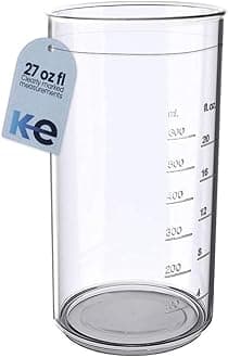 Kitchen Lab Measure and Mixing Beaker 600ml | Compatible with Braun Hand blenders | Strong and Durable Plastic