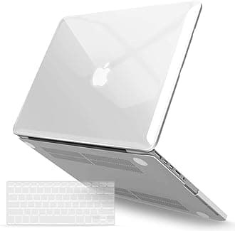 iBenzer Laptopschutz, weicher Kunststoff, 33 cm/ MacBook Retina, 33 cm/ 38.1 cm/ 30.5 cm transarent crystal clear Old Macbook Pro Non CD-ROM A