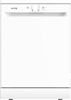 Dishwasher - Freestanding Dishwasher with 16 Place Settings, 60cm, Full Size & Built-In Design, White, ECO Program, Quick Wash, Quiet (47 dB) - DW0116PW19