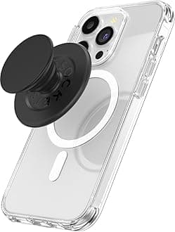PopSockets Japan - Pop Sokets Japan with PopGrip MagSafe Adapter Ring, Charcoal, Black, MagSafe...