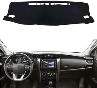 Car Dashboard Cover Mat For Toyota Fortuner SW4 2016 2017 2018 2019 2020 2021 2022 2023 Sunshade Windshield Glare Non-Slip Dashboard Mat Pad Interior