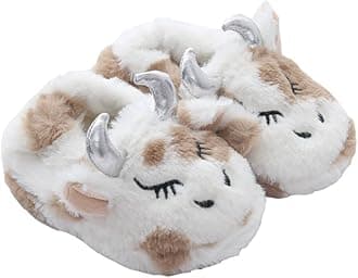 Baby Girls' Cartoon Indoor Anti Slip House Slippers