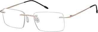 Eyekepper Frameless Reading Glasses for Men Reading - Rectangle Rimless Reader Eyeglasses