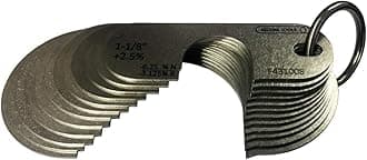 +2.5% Imperial Wire Rope and Sheave Gauge 1/2" to 1" (9 Gauges)