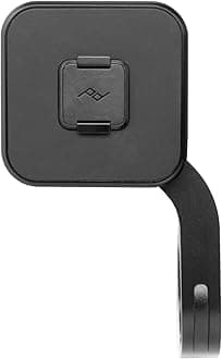 Peak Design Mobile Out Front Bike Mount, V2, Black, SlimLink Technology, Machined Aluminum Construction, Adjustable Cycling Phone Mount, Fits Most Handlebar Sizes, Bike Phone Holder