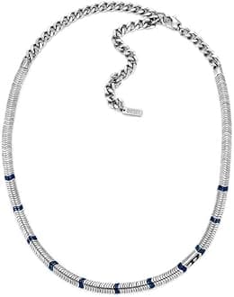 Diesel Men's 2 tone Stainless Steel with lobster clasp closure Chain necklace