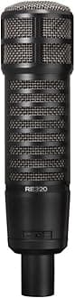 Electro-Voice RE320 Large Diaphragm Dynamic Vocal Microphone, Wired