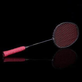 YUTR Graphite Single Badminton Racquet Professional Carbon Fiber Badminton Racket with Carrying Bag