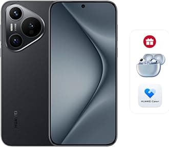 HUAWEI Pura 70 Smartphone, 6.6" Flat-edge Screen, Ultra Speed Snapshot, 66W SuperCharge, 4900mAh Battery, 12GB+256GB, Black + 'HUAWEI Freebuds PRO3' + '6 month Huawei Care+'
