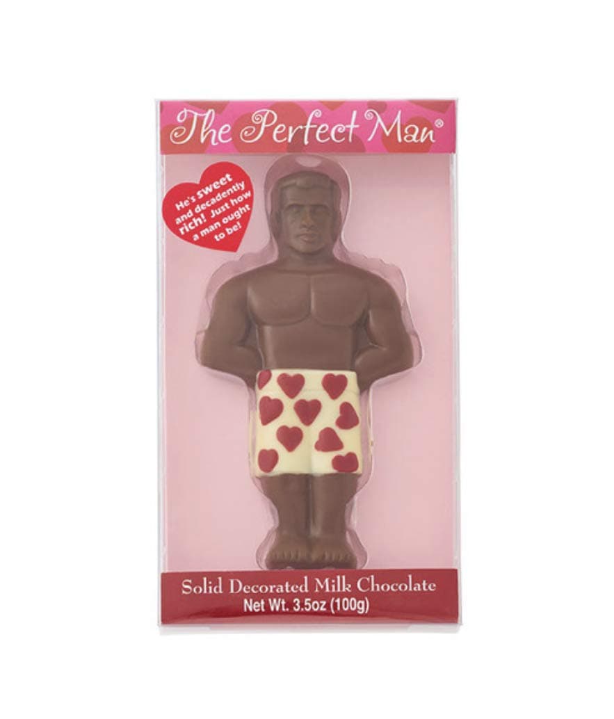 MISCThe Perfect Man Valentine's Day Solid Decorated Milk Chocolate - 3.5oz