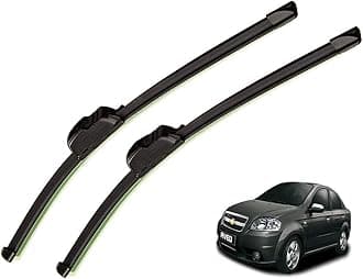 Auto Hub Car Wiper Blade Compatible with Chevrolet Aveo, Windshield Car Wiper Blades Aveo - Set of 2 Pcs (D-22,P-16)