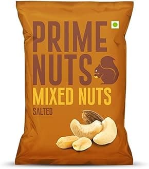 Prime Nuts Mixed Nuts Salted | Cashews, Peanuts, Almonds | High in Protein & Antioxidants | Dietary Fibre | Healthy Immune System | Ready to Eat Snacks | 150 gm