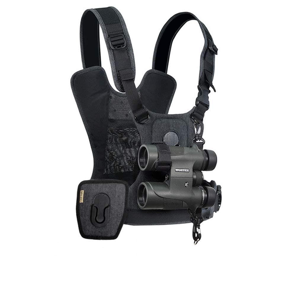 Cotton Carrier CCS G3 Camera Harness System for Camera and Binocualrs, Grey