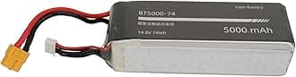 14.8V 5000mAh Lipo Battery for FW450 V3 RC Helicopter, 25 Mins Flying Time with Lightweight Design, Overcharging Conversation