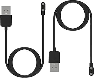 Chofit Charger Cable Intended for ZOLALAM T21 Smart Watch Charger 1.6ft USB Portable Magnetic Replacement Charger Cable Compatible with ZOLALAM T21 Charging Cord (Black&Black)