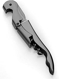 Waiters Corkscrew Professional Wine openers，stainless steel Wine Key,Classic All-in-one Corkscrew, Bottle Opener and Foil Cutter
