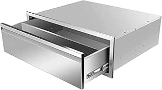 AHLOKI Outdoor Kitchen Drawer Single BBQ Drawer Stainless Steel, 30W X 10H X 23D Inch