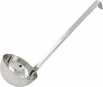 Winco 2-Piece Constructed Stainless Steel Ladle, 32-Ounce