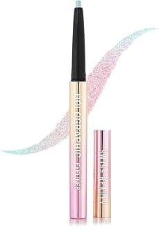 Holographic Shimmery Pencil Eyeliner – Waterproof, Smudge-Proof & Long-Lasting Creamy Formula with Multichrome Effect, Easy Glide, Shade: Nebula, 0.2 g
