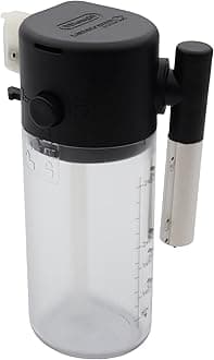 De'Longhi Milk Jug DLSC028 Milk Frothing Jug Compatible with De'Longhi Coffee Machines, Replacement Part for the Milk Cream System