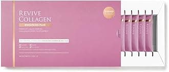 Revive Collagen Enhanced Plus 10,000mg Hydrolysed Marine Collagen Drink with Added Vitamin A & C for Healthy Skin, Hair, Nails & Joints | Tropical | 14 x Sachets