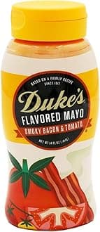 Duke’s Bacon & Tomato Flavored Mayonnaise Squeeze Bottle – Smoky & Savory, 14 Ounce (Pack of 1)