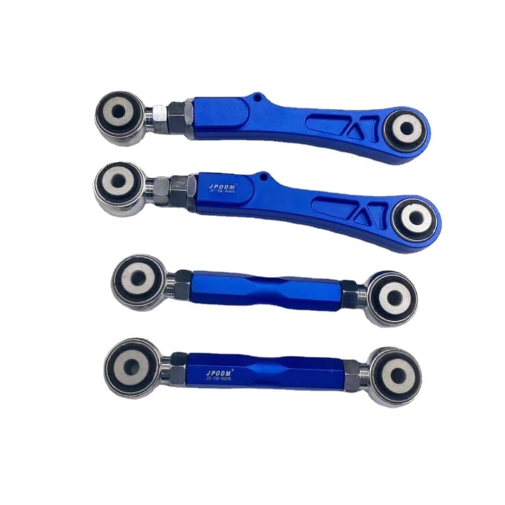 4 PCs Adjustable Aluminum Rear Camber Control +Toe Angle Arm for Tesla Model S/X