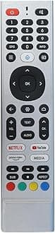 LED 381 Universal Remote Control for Silver Chinese LCD LED and Non-Branded Smart TVs - Black (Please Match with Your Old Remote Before Placing an Order)