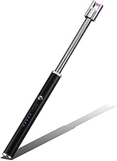 Electric Arc Lighter, Plasma Lighter Flameless Windproof USB Rechargeable for BBQ Gas Stove Candle Fireworks Assorted Colors