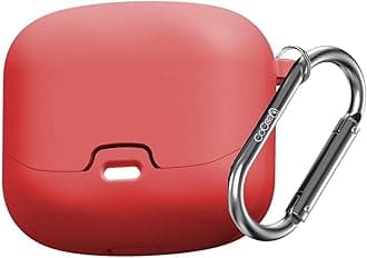 Cocoonkart Soft Silicone Case Cover for Boult x Mustang Dash/Mustang Derby/Boultt Audio Z40 / Z40 Pro -Red