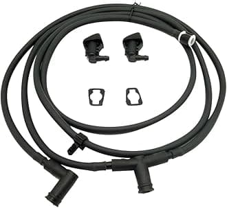 Windshield Washer Nozzle Jet Hose Kit for 2011-2016 Ford F250 F350 F450 F550 Super Duty Replace BC3Z-17603-A BC3Z-17K605-B