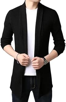 Men’s Cotton Shrug | Open Full Sleeve Shawl Cardigan for Men, Best for Casual Wear