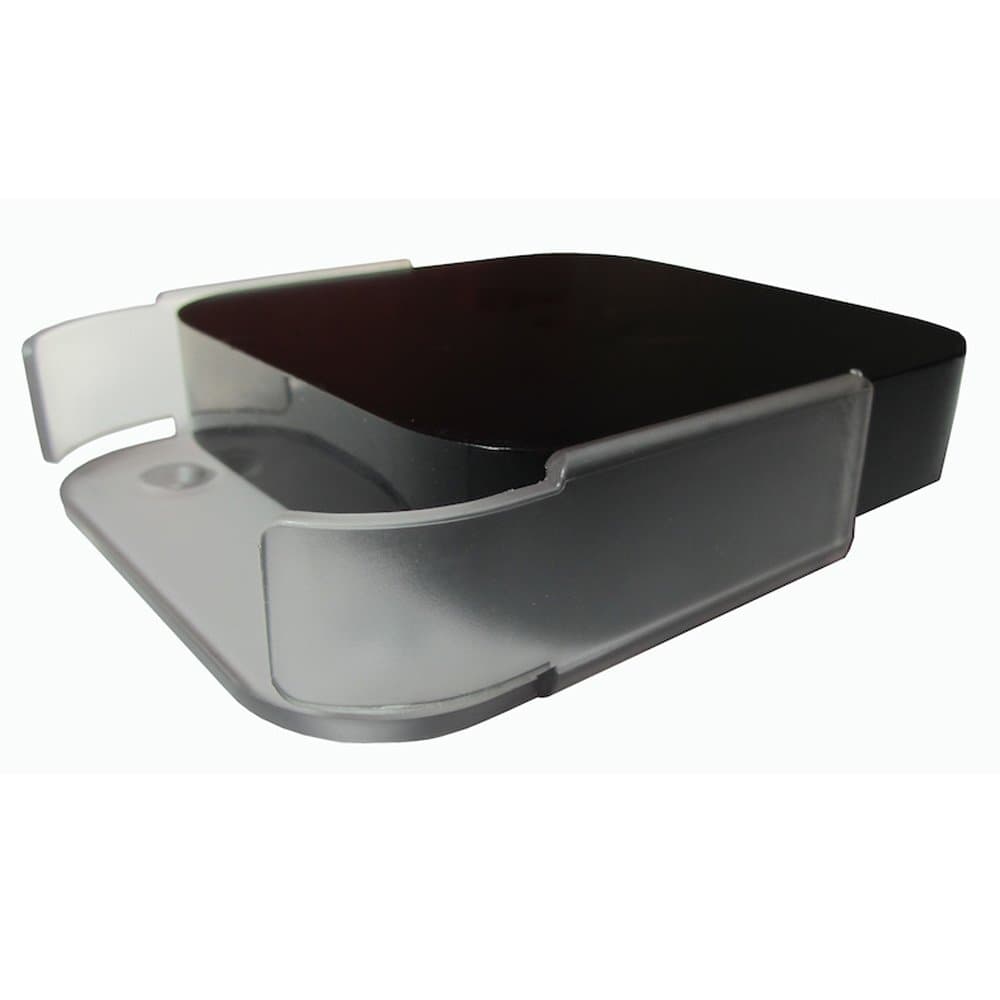 CUXEU Plastic Hard Wall Mount Shelf Bracket for Apple TV 4 - Wall Mount Hanging Holder Including Wall Mount, Dowels and Screws