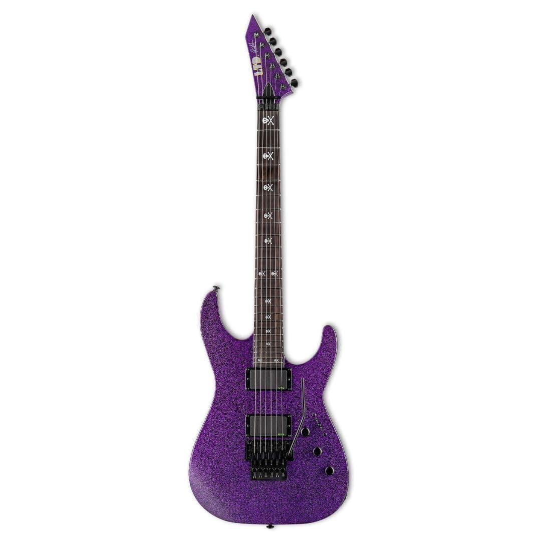 ESP Guitars 6 String Solid-Body Electric Guitar, Purple Sparkle (LKH602PSP)